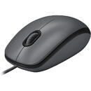 Mouse Logitech M100, Mouse,compatible with Windows/macOS/ChromeOS/Linux, Negru, 1000 dpi, Optic