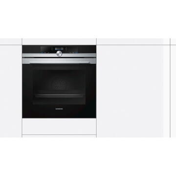 Cuptor Siemens iQ700 HB632GBS1 oven 71 L A+ Black, Stainless steel