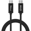 INVZI USB-C / USB 3.2 Gen2 Cable 100W 10Gbps, 2m (Black)