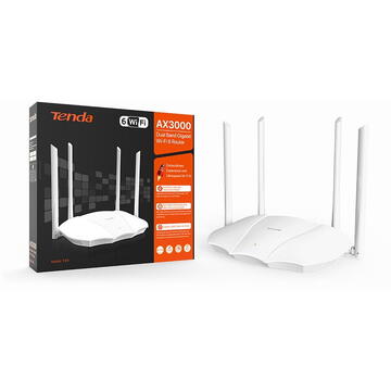 Router wireless Tenda TX9 AX3000 wireless router Gigabit Ethernet Dual-band (2.4 GHz / 5 GHz) White