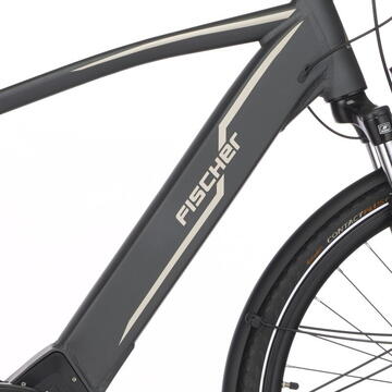 Biciclete electrice Fischer Bicicleta electrica E-Bikes VIATOR 5.0i Grey Aluminium 50 cm (28") 26 kg