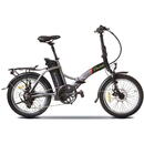 Biciclete electrice Bicicleta asistata electric Argento Piuma, blueShimano Tourney 7 viteze, motor 250W, pliabila