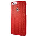 Husa Ferrari Hardcase FEPEHCP6RE iPhone 6/6S perforated aluminum red/red