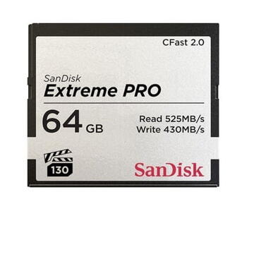 Card memorie SanDisk Extreme Pro CFAST 2.0 64GB 525MB/s VPG130