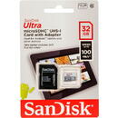 Card memorie 32GB SANDISK ULTRA MICROSDHC +/SD 100MB/S CLASS 10 UHS-I TABLET