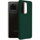 Husa Husa pentru Samsung Galaxy S20 Ultra 4G / S20 Ultra 5G - Techsuit Soft Edge Silicone - Dark Green