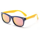 Ochelari de soare Ochelari de Soare pentru Copii cu Protectie UV - Techsuit (D802) - Yellow / Dark Blue