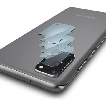 Folie Camera pentru Samsung Galaxy S20 Plus 4G / S20 Plus 5G (set 3) - Ringke IDGL - Clear