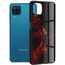 Husa Husa pentru Samsung Galaxy A12 / A12 Nacho - Techsuit Glaze Series - Red Nebula