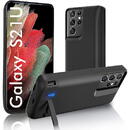 Husa Husa pentru Samsung Galaxy S21 Ultra 5G cu Baterie de 5000mAh - Techsuit Power Pro - Black