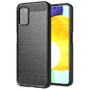 Husa Husa pentru Samsung Galaxy A03s - Techsuit Carbon Silicone - Black