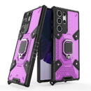 Husa Husa pentru Samsung Galaxy S22 Ultra 5G - Techsuit Honeycomb Armor - Rose-Violet
