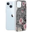 Husa Husa pentru iPhone 13 - Techsuit Marble Series - Bloom of Ruth Gray