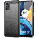 Husa Husa pentru Motorola Moto G22 - Techsuit Carbon Silicone - Black