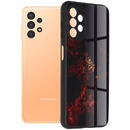 Husa Husa pentru Samsung Galaxy A13 4G - Techsuit Glaze Series - Red Nebula