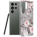 Husa Husa pentru Samsung Galaxy S23 Ultra - Techsuit Marble Series - Bloom of Ruth Gray