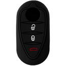 Huse chei auto Husa pentru cheie Alfa Romeo Mito, Giulietta, GTO - Techsuit Car Key Case (1019.01) - Black