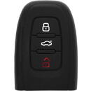 Huse chei auto Husa pentru cheie Audi Quattro, Q5, Q7 - Techsuit Car Key Case (1009.02) - Black