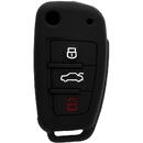 Huse chei auto Husa pentru cheie Audi S3, A4, RS6/Seat Exeo - Techsuit Car Key Case (1009.05) - Black