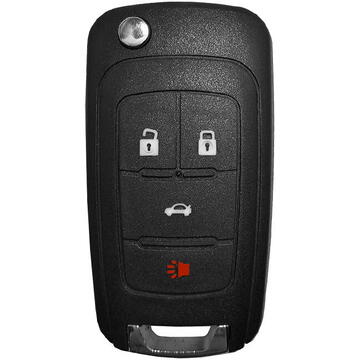 Huse chei auto Husa pentru cheie Chevrolet Camaro, Malibu, Cruze - Techsuit Car Key Case (1013.02) - Black