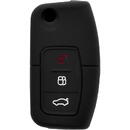 Husa pentru cheie Ford Focus, Mondeo, Fiesta- Techsuit Car Key Case (1011.01) - Black