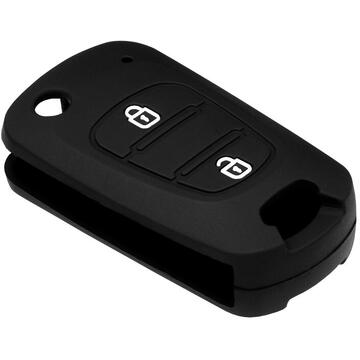 Huse chei auto Husa pentru cheie Hyundai Elantra/Kia Picanto - Techsuit Car Key Case (2003.04) - Black
