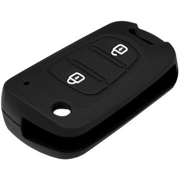 Huse chei auto Husa pentru cheie Hyundai Elantra/Kia Picanto - Techsuit Car Key Case (2003.04) - Black