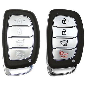 Huse chei auto Husa pentru cheie Hyundai Sonata, Elantra - Techsuit Car Key Case (3003.02) - Black