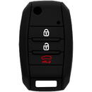 Husa pentru cheie Kia Optima, Stonic - Techsuit Car Key Case (1003.02) - Black