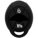 Husa pentru cheie Mini Cooper S, R50, R53 - Techsuit Car Key Case (1004.07) - Black