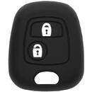 Husa pentru cheie Peugeot 1007, Citroen Berlingo - Techsuit Car Key Case (1002.03) - Black