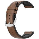Curea pentru Samsung Galaxy Watch (46mm) / Gear S3, Huawei Watch GT / GT 2 / GT 2e / GT 2 Pro / GT 3 (46 mm) - Techsuit Watchband 22mm (W007) - Brown