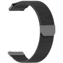 Curea pentru Samsung Galaxy Watch (46mm) / Gear S3, Huawei Watch GT / GT 2 / GT 2e / GT 2 Pro / GT 3 (46 mm) - Techsuit Watchband 22mm (W009) - Black
