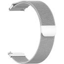 Curea pentru Samsung Galaxy Watch 4/5/Active 2, Huawei Watch GT 3 (42mm)/GT 3 Pro (43mm) - Techsuit Watchband 20mm (W009) - Silver