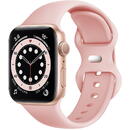 Curea pentru Apple Watch 1/2/3/4/5/6/7/8/SE/SE 2 (38/40/41mm) - Techsuit Watchband (W031) - Light Pink