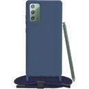 Husa Husa pentru Samsung Galaxy Note 20 4G / Note 20 5G - Techsuit Crossbody Lanyard - Blue
