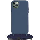 Husa Husa pentru iPhone 11 Pro Max - Techsuit Crossbody Lanyard - Blue