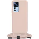 Husa Husa pentru Xiaomi 12T / 12T Pro - Techsuit Crossbody Lanyard - Pink