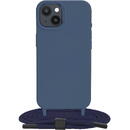 Husa Husa pentru iPhone 14 - Techsuit Crossbody Lanyard - Blue
