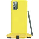 Husa Husa pentru Samsung Galaxy Note 20 4G / Note 20 5G - Techsuit Crossbody Lanyard - Yellow