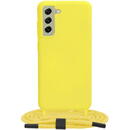 Husa Husa pentru Samsung Galaxy S21 FE 5G - Techsuit Crossbody Lanyard - Yellow
