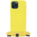 Husa Husa pentru iPhone 12 Pro Max - Techsuit Crossbody Lanyard - Yellow