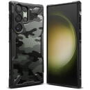 Husa Husa pentru Samsung Galaxy S23 Ultra - Ringke Fusion X Design - Camo Black