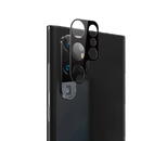 Folie Camera pentru Samsung Galaxy S23 Ultra - Techsuit Full Camera Glass - Black
