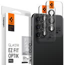 Folie Camera pentru Samsung Galaxy S23 / S23 Plus (set 2) - Spigen Optik.tR EZ FIT - Black