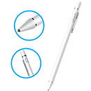 Stylus Pen - USAMS Active Touch Screen with Clip (US-ZB057) - White