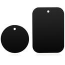 Placute Metalice pentru Telefon (set 2) - Techsuit (MP03) - Black