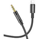Accesorii Audio Hi-Fi Cablu Audio Adaptor Lightning la Jack 1m - Hoco (UPA19) - Black