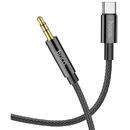 Accesorii Audio Hi-Fi Cablu Audio Adaptor Type-C la Jack 1m - Hoco (UPA19) - Black