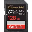 Card memorie SanDisk PRO 128GB V60 UHS-II SD CARDS/280/100MB/S V60 C10 UHS-II